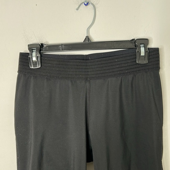 Athleta Derek Lam 10C Black Cropped Mesh Leggings - Picture 4 of 7